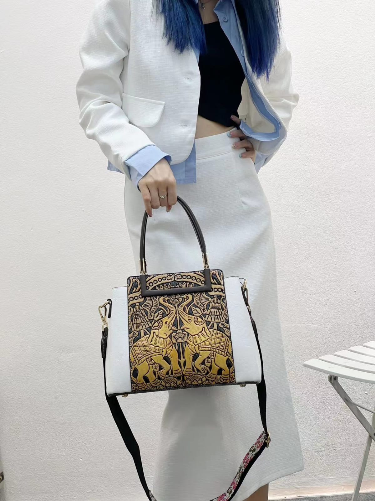 White Elephant Handbag