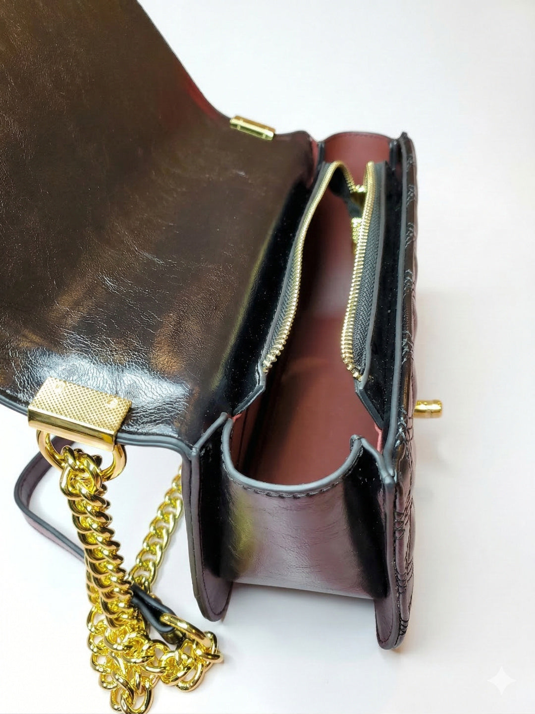 Sparkal Flap Pendant HandBag