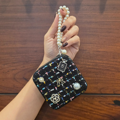 Tweed Square Jewelry Box