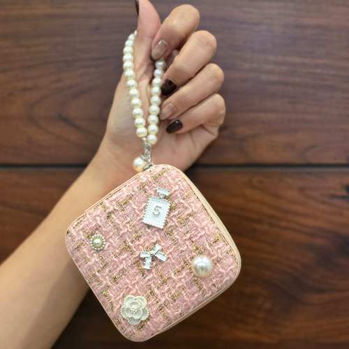 Tweed Square Jewelry Box